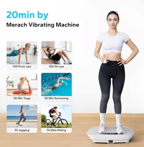 Pulse Plate™ 3D Oscillation Vibration Plate | 30Hz Full-Body Toning, Shaping & Recovery System