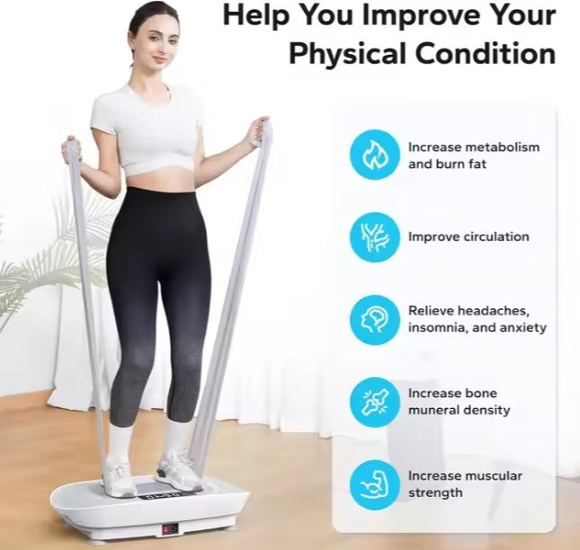 Pulse Plate™ 3D Oscillation Vibration Plate | 30Hz Full-Body Toning, Shaping & Recovery System