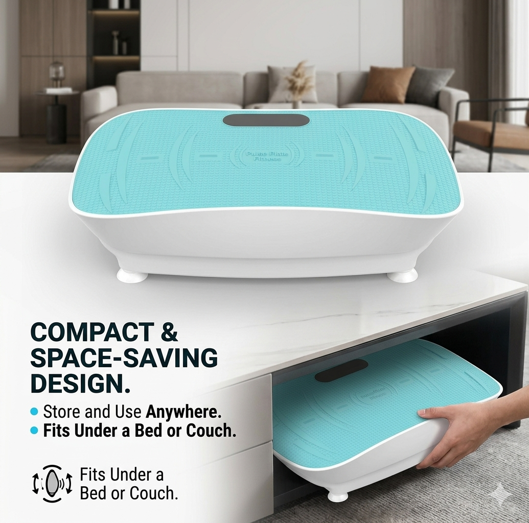 Pulse Plate™ 3D Oscillation Vibration Plate | 30Hz Full-Body Toning, Shaping & Recovery System